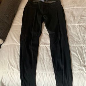 Simply Vera Vera Wang large black jean leggings